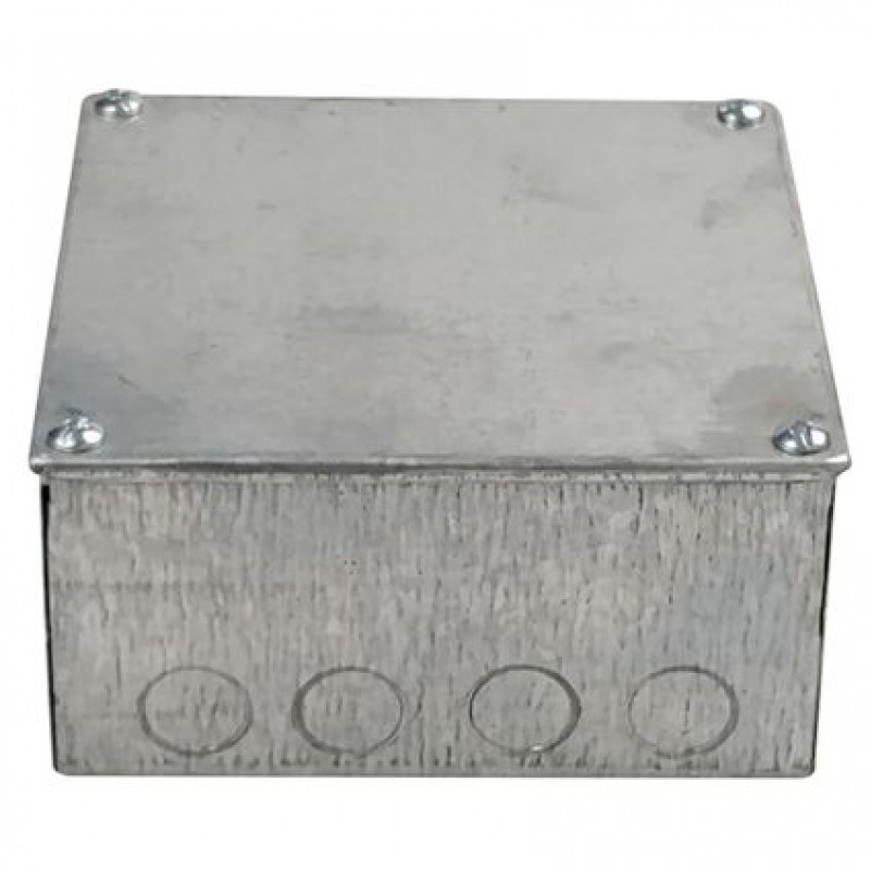 Metal Adaptable Box 9" x 9" x 4" With Knockout